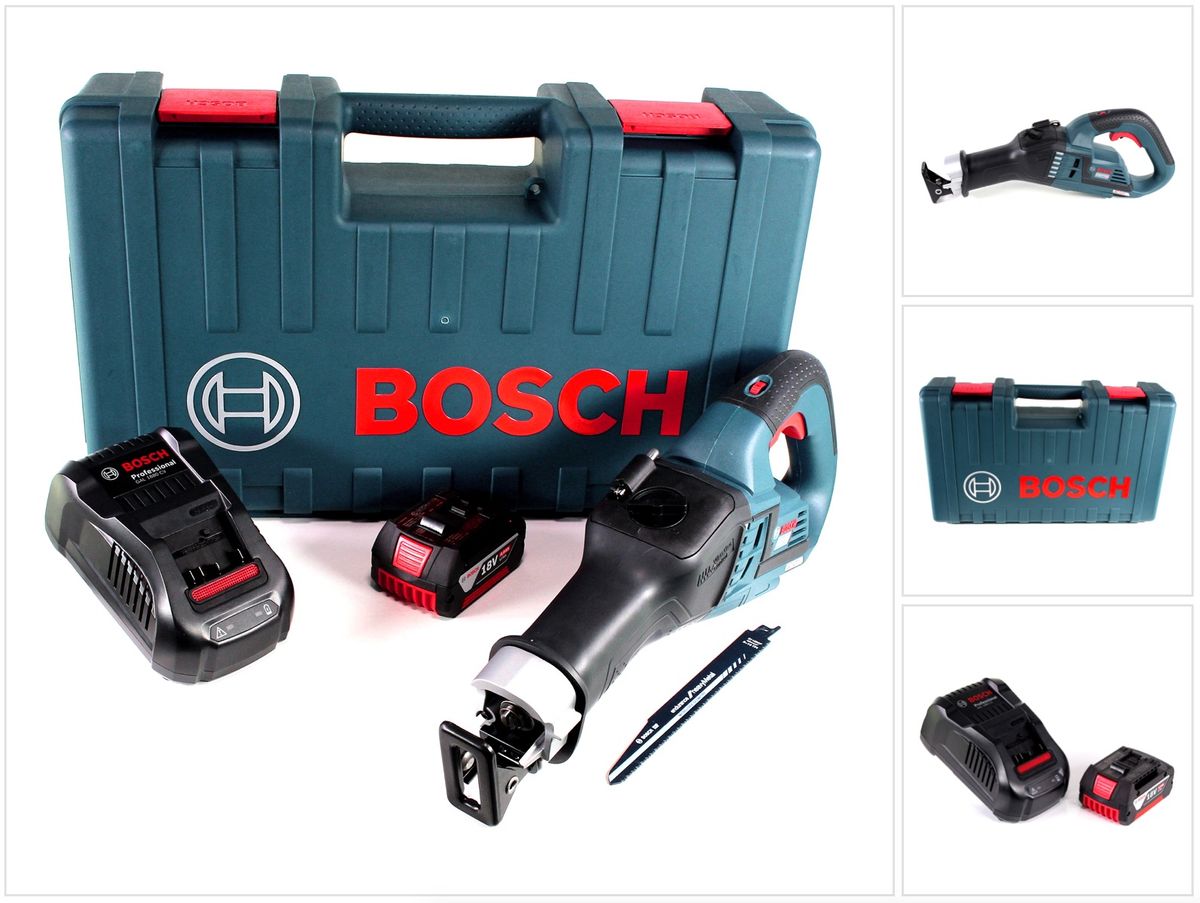 Bosch GSA 18V-32 Akku Reciprosäge 18V Säbelsäge Brushless im Handwerkerkoffer + 1x 4,0Ah Akku + Ladegerät - Toolbrothers