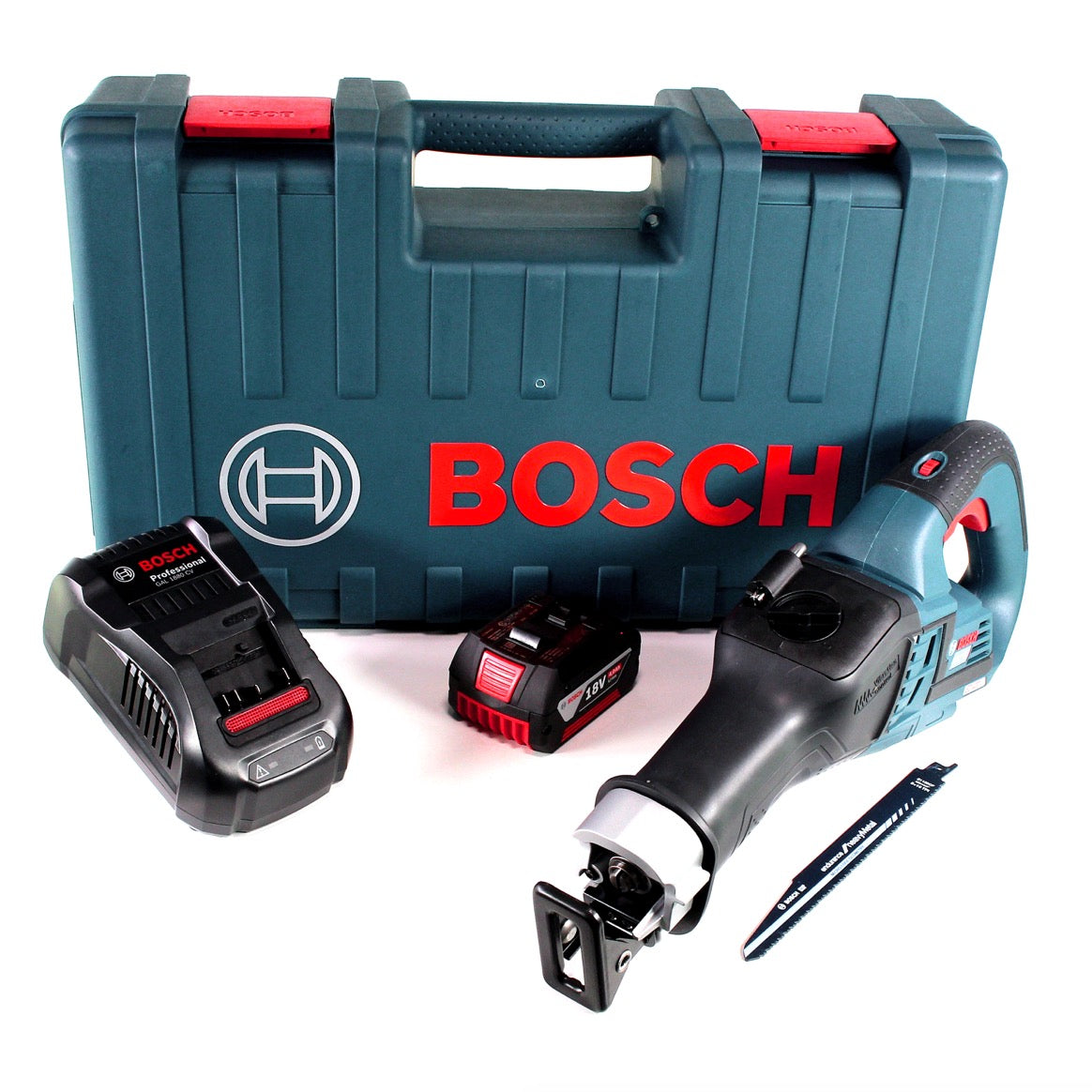 Bosch GSA 18V-32 Akku Reciprosäge 18V Säbelsäge Brushless im Handwerkerkoffer + 1x 4,0Ah Akku + Ladegerät - Toolbrothers