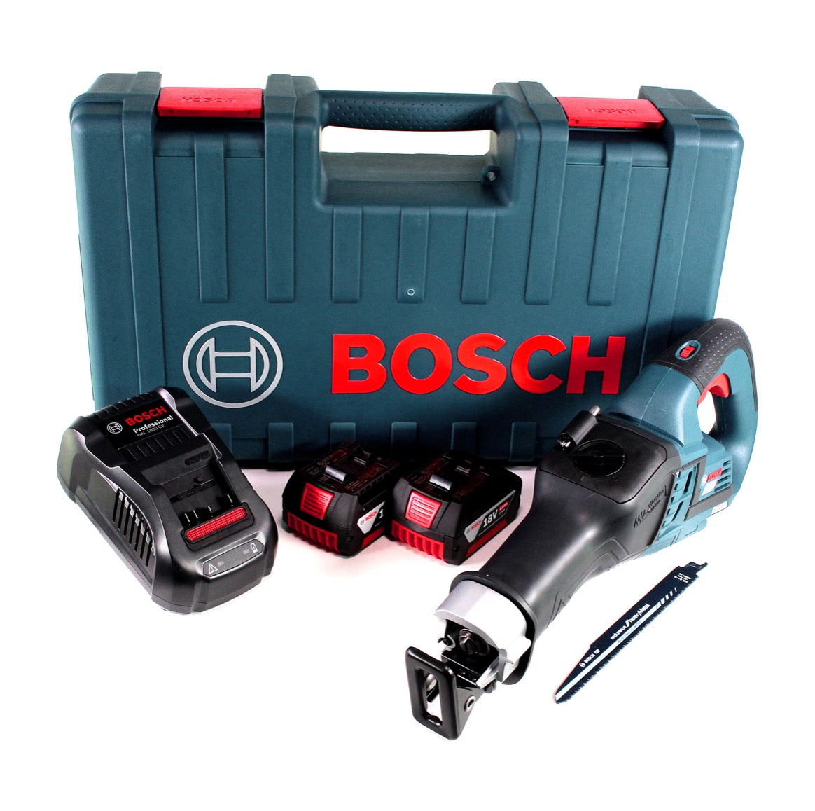 Bosch GSA 18V-32 Akku Reciprosäge 18V Säbelsäge Brushless im Handwerkerkoffer + 2x 4,0Ah Akku + Ladegerät - Toolbrothers