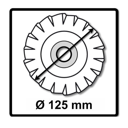 Bosch Fächerschleifscheiben X551 Expert for Metal 125mm, K120, 50 Stück ( 50x 2608607347 ) - Toolbrothers