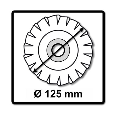 Bosch Fächerschleifscheiben X551 Expert for Metal 125mm, K60, 100 Stück ( 100x 2608606717 ) - Toolbrothers