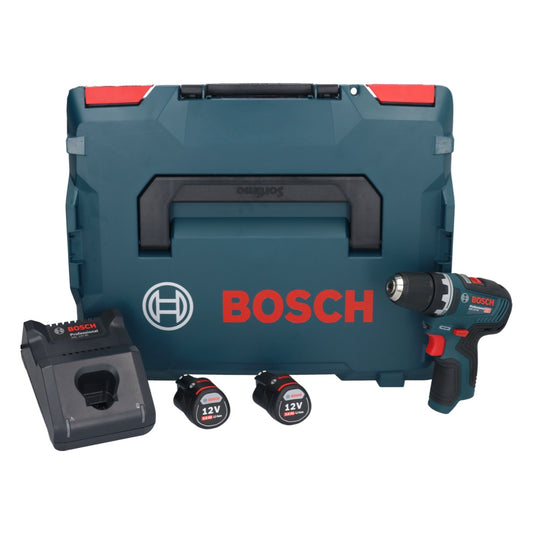 Bosch GSR 12V-35 Professional Akku Bohrschrauber 12 V 35 Nm Brushless ( 06019H8002 ) + 2x Akku 3,0 Ah + Ladegerät + L-Boxx - Toolbrothers