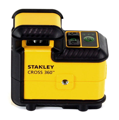 Stanley Cross 360 Kreuz Linienlaser grün für Stanley Stativ 1/4" 54 cm bis 154 cm - Toolbrothers