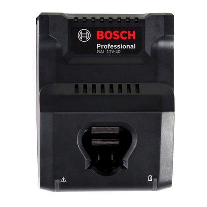 Bosch GAL 12V-40 Professional Schnell Ladegerät für 12V Akkus ( 1600A019R3 ) + 6,0 Ah Akku  ( 1600A00X7H ) - Toolbrothers