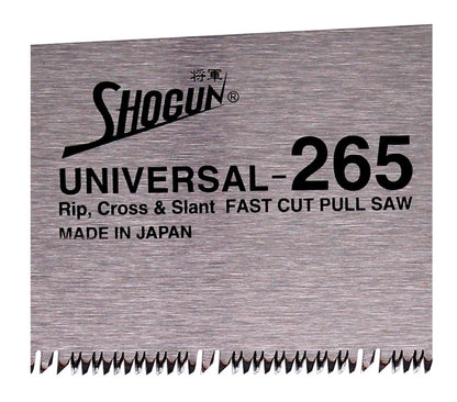 Shogun faltbare Japan Universal Holz Zugsäge mit Knickgelenk austauschbare Klinge 265mm + 2x Shogun Japan Holzsägeblatt Universal Impuls gehärtet - Made in Japan - Toolbrothers