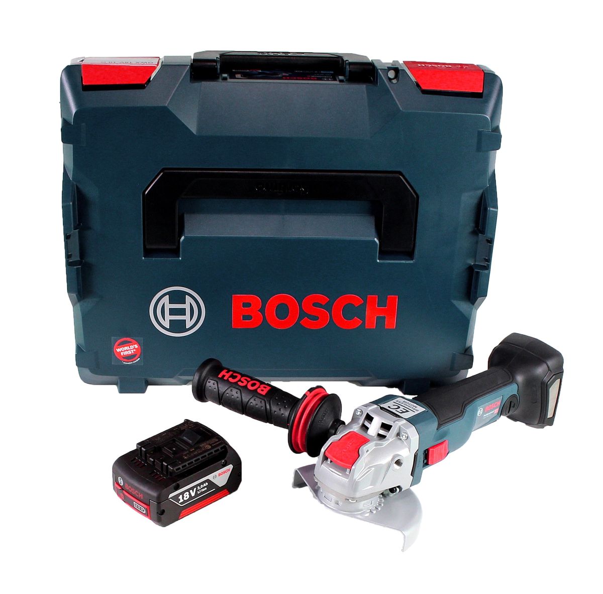 Bosch GWX 18V-10 C Akku Winkelschleifer 18V 125mm brushless X-LOCK + 1x Akku 3,0Ah + L-BOXX - ohne Ladegerät - Toolbrothers