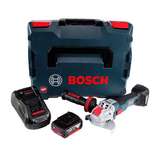 Bosch GWX 18V-10 C Akku Winkelschleifer 18V 125mm brushless X-LOCK + 1x Akku 4,0Ah + Ladegerät + L-BOXX - Toolbrothers