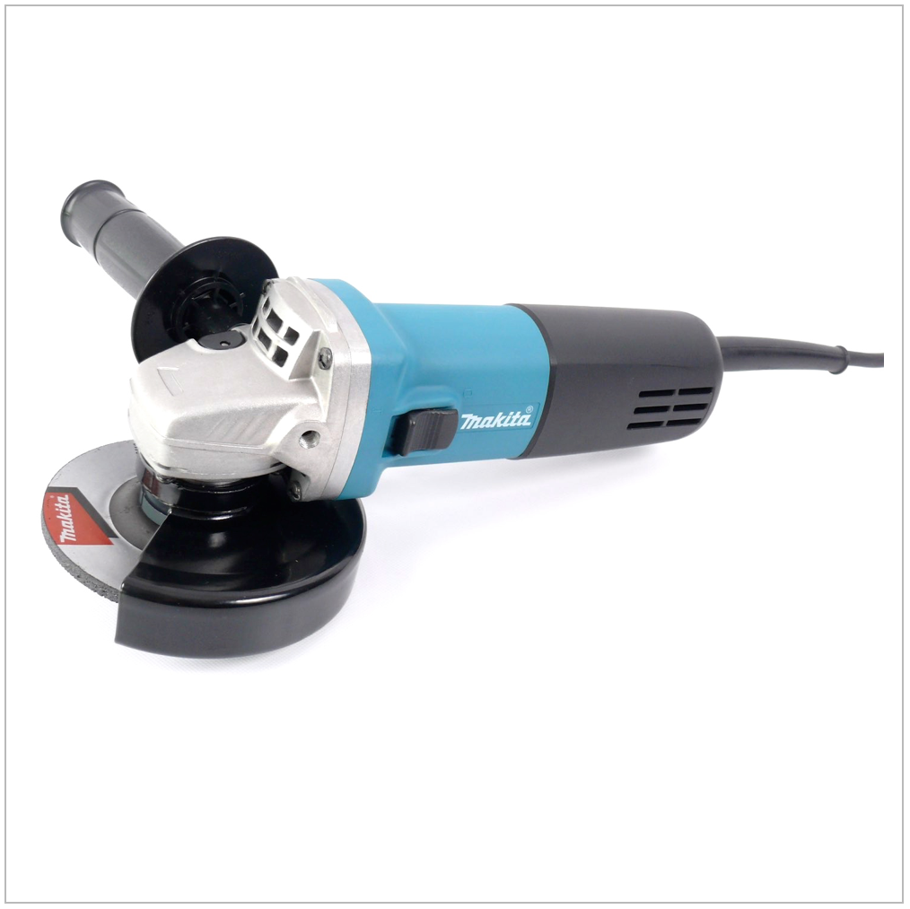 Makita 9554 NBD Winkelschleifer + 115 cm Diamak Scheibe  + Universalkoffer - Toolbrothers