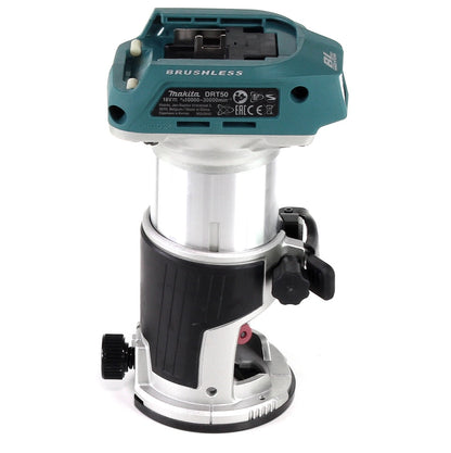 Makita DRT 50 ZJ Akku Multifunktionsfräse brushless 18V Solo im Makpac 3 - ohne Akku und Ladegerät - Toolbrothers