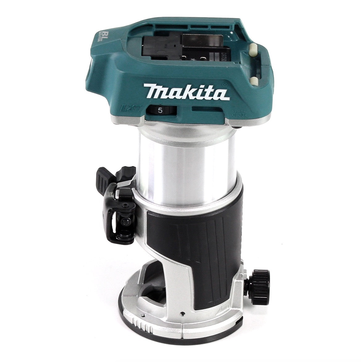 Makita DRT 50 RT1J Akku Multifunktionsfräse brushless 18V + 1x Akku 5,0 Ah + Schnellladegerät im Makpac 3 - Toolbrothers