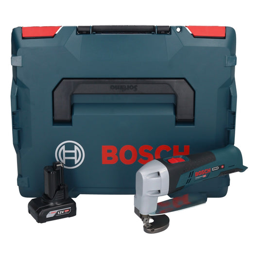 Bosch GSC 12V-13 Professional Akku Blechschere 12 V + 1x Akku 6,0 Ah + L-Boxx - ohne Ladegerät - Toolbrothers