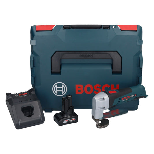 Bosch GSC 12V-13 Professional Akku Blechschere 12 V + 1x Akku 6,0 Ah + Ladegerät + L-Boxx - Toolbrothers