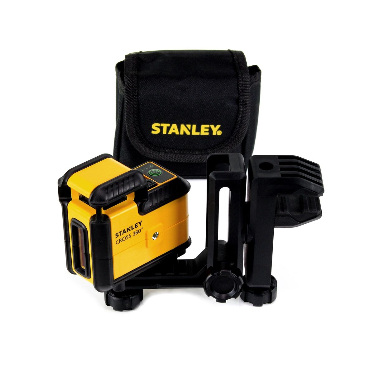 Stanley Cross360 grüner Linienlaser Kreuzlinienlaser STHT-77641-1 mit Stativ 54 cm bis 154 cm - Toolbrothers