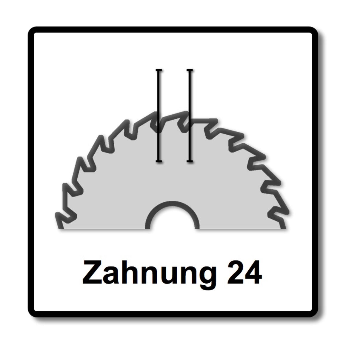 Bosch Kreissägeblatt Standard for Wood 136 x 1,5 x 16 mm 24 Zähne ( 2608837667 ) - Toolbrothers