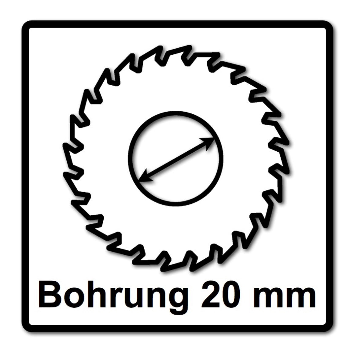 Bosch Kreissägeblatt Standard for Wood 136 x 1,5 x 20 mm 24 Zähne ( 2608837668 ) - Toolbrothers