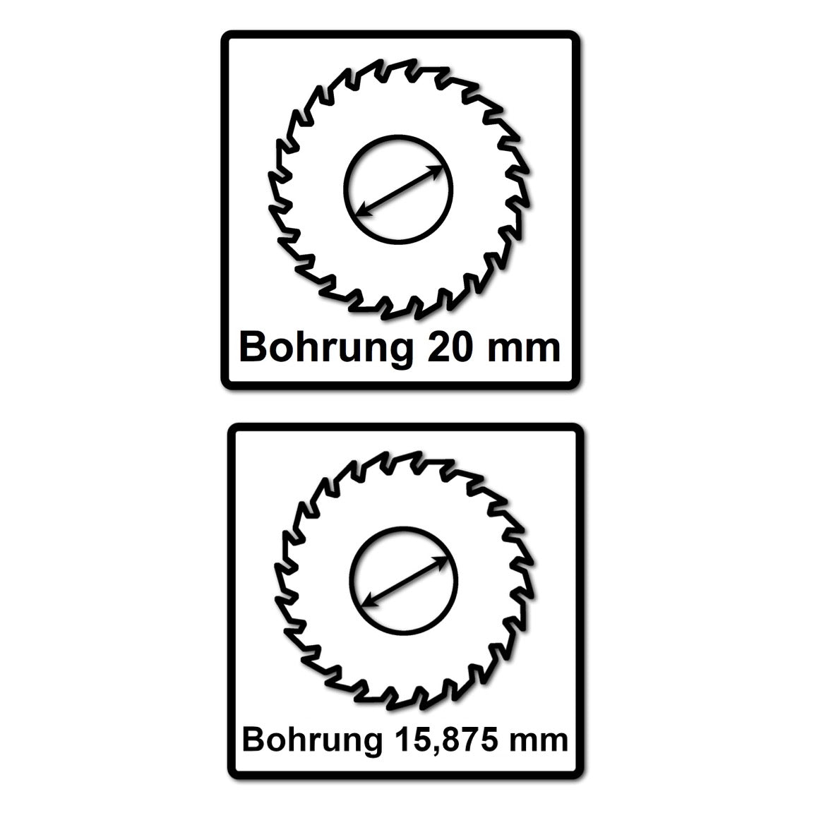 Bosch Kreissägeblatt Standard for Wood 160 x 1,5 x 20 / 15,875 mm 36 Zähne ( 2608837677 ) - Toolbrothers