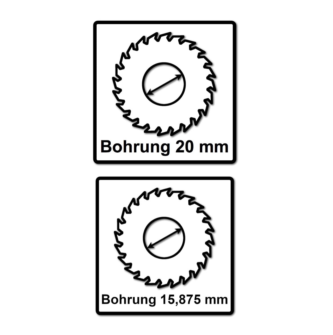 Bosch Kreissägeblatt Standard for Wood 160 x 1,5 x 20 / 15,875 mm 48 Zähne ( 2608837678 ) - Toolbrothers