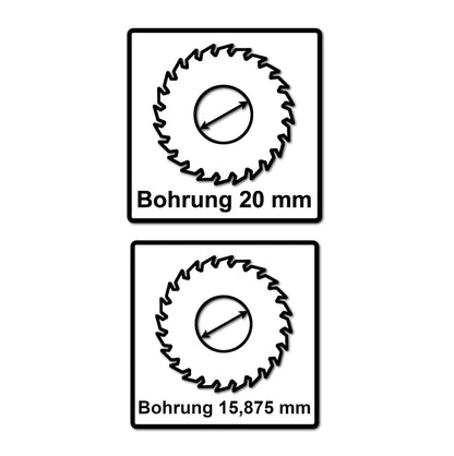 Bosch Kreissägeblatt Standard for Wood 160 x 1,5 x 20 / 15,875 mm 48 Zähne ( 2608837678 ) - Toolbrothers