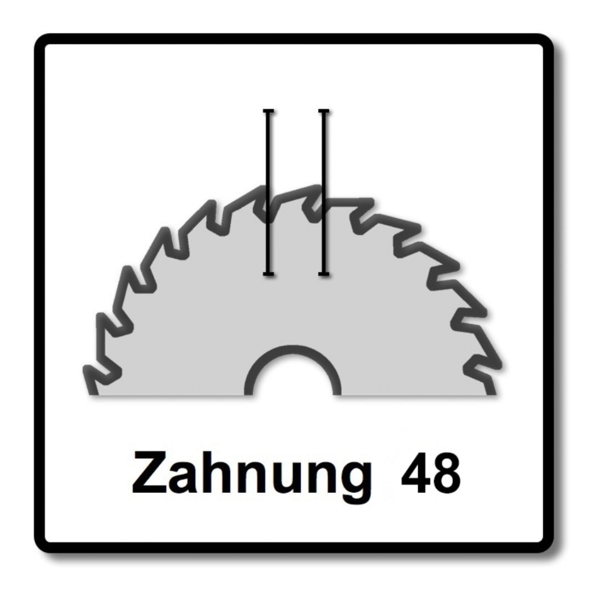 Bosch Kreissägeblatt Standard for Wood 165 x 1,5 x 15,875 mm 48 Zähne ( 2608837683 ) - Toolbrothers