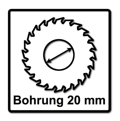 Bosch Kreissägeblatt Standard for Wood 190 x 1,6 x 20 mm 24 Zähne ( 2608837704 ) - Toolbrothers