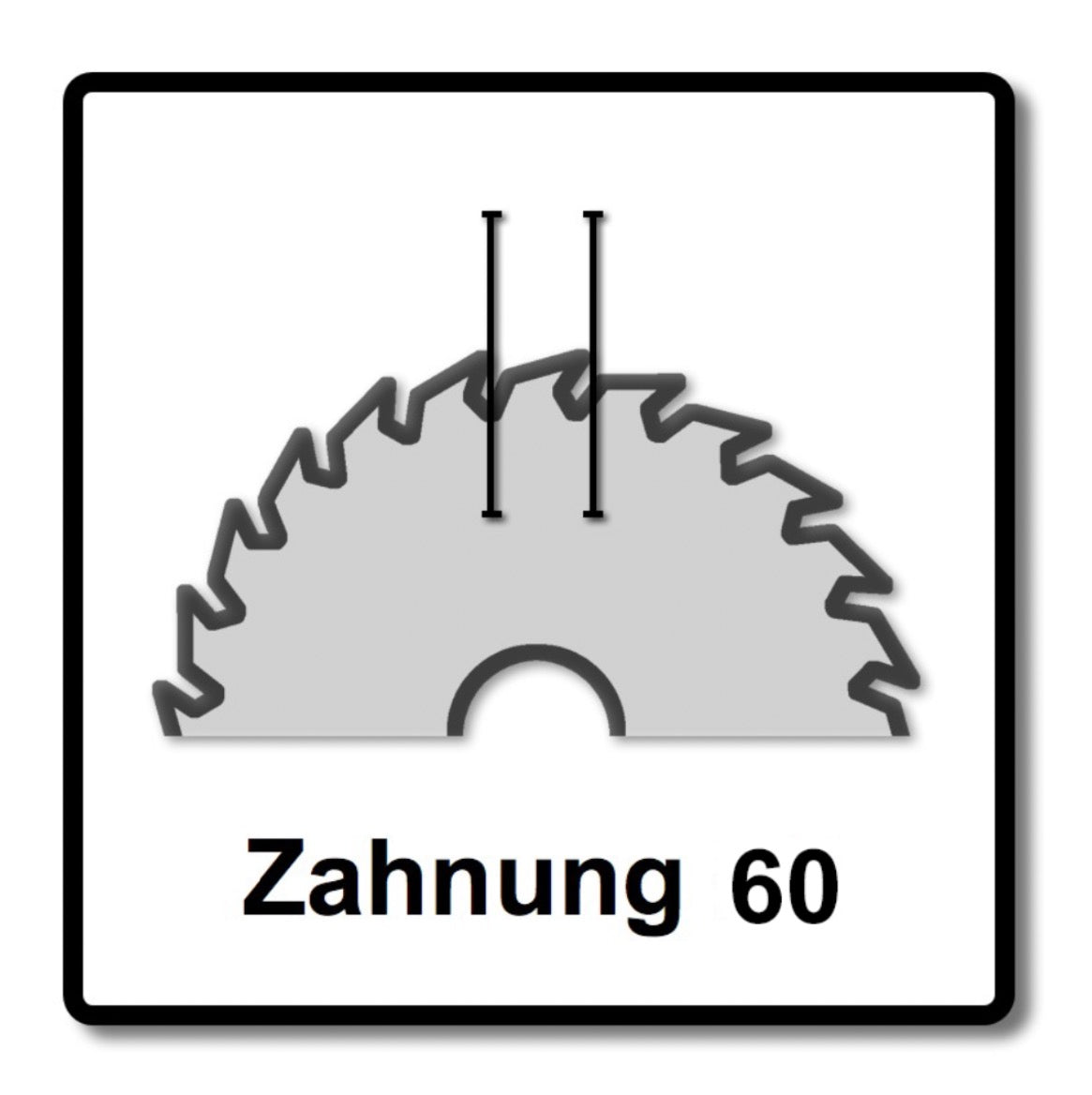 Bosch Kreissägeblatt Standard for Wood 254 x 2,2 x 30 mm 60 Zähne ( 2608837736 ) - Toolbrothers