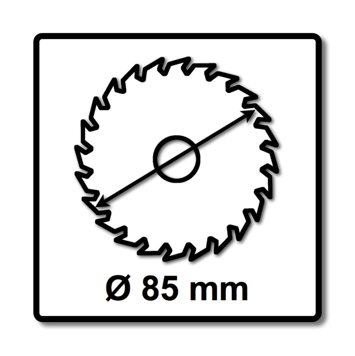 Bosch Kreissägeblatt Standard for Multimaterial 85 x 1,5 x 15 mm 30 Zähne ( 2608837752 ) - Toolbrothers