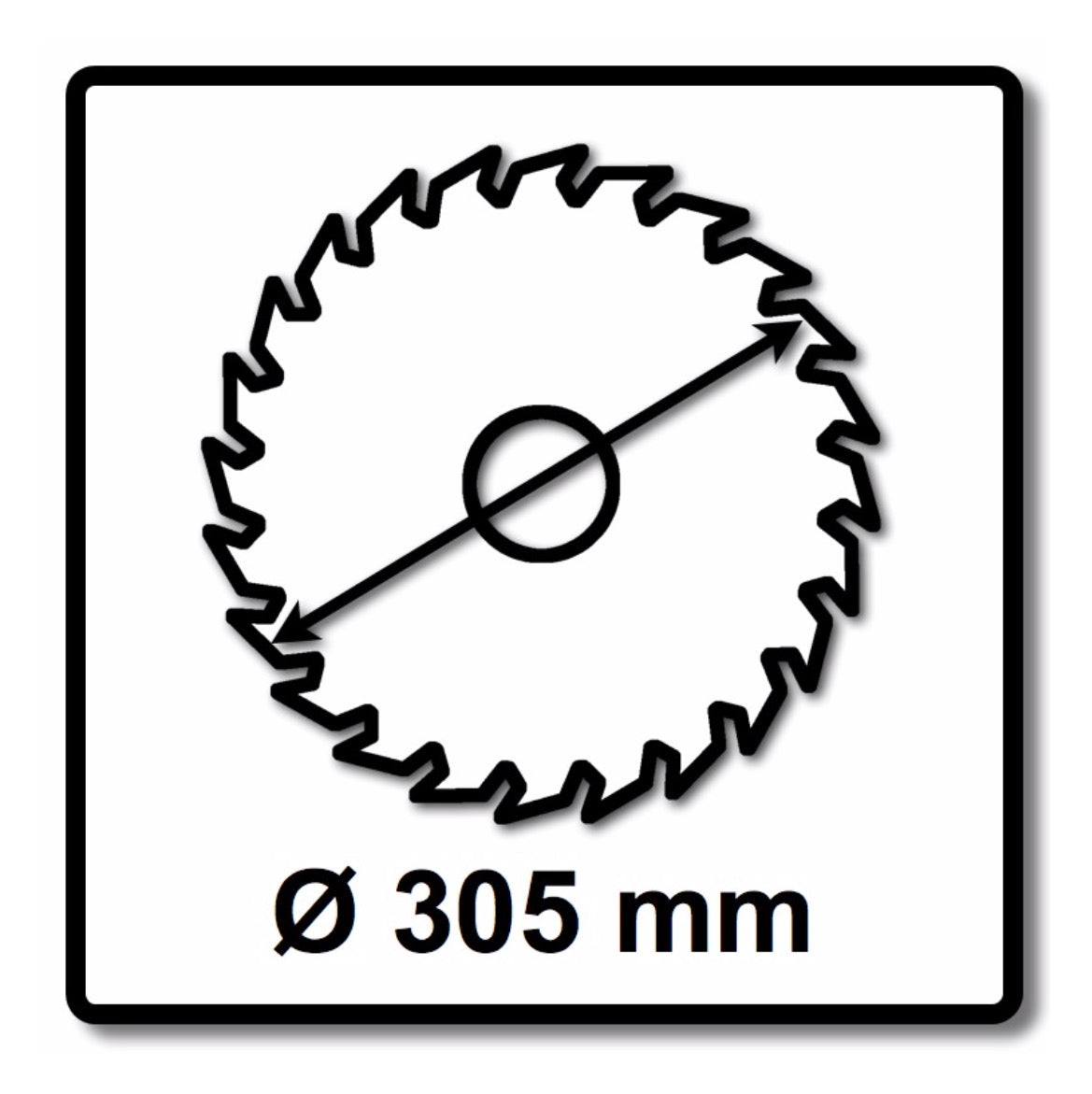 Bosch Kreissägeblatt Expert for Wood 305 x 1,6 x 30 mm 60 Zähne für Holz ( 2608644528 ) - Toolbrothers