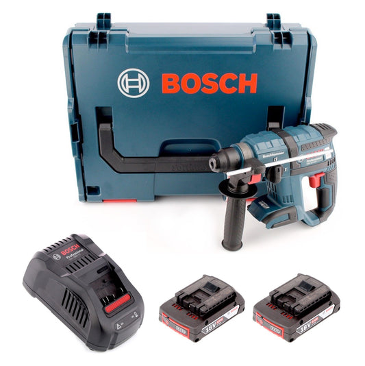 Bosch GBH 18 V-EC Akku Bohrhammer 18V 1,7J SDS plus Brushless + 2x Akku 2,0 Ah + Ladegerät + L-Boxx - Toolbrothers