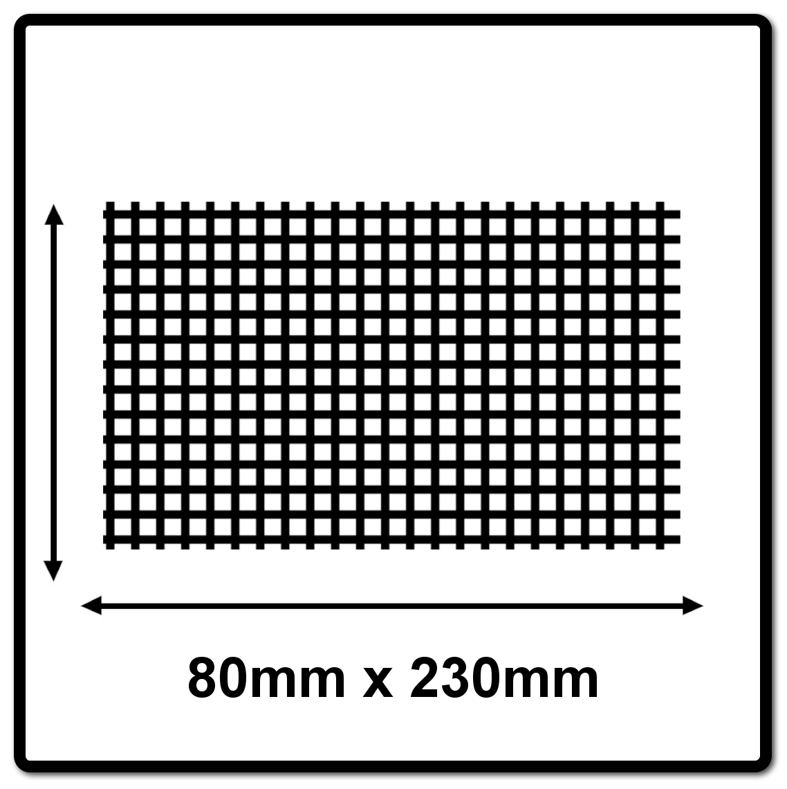 Mirka ABRANET Schleifstreifen Grip 80x230mm P80 50 Stk. ( 5417505080 ) - Toolbrothers