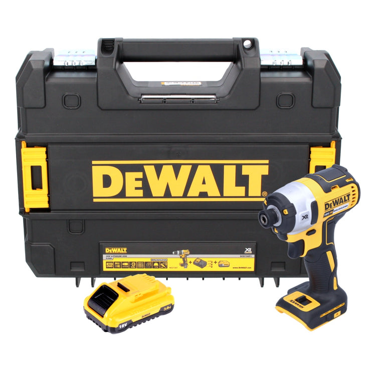 DeWalt DCF 887 NT Akku Schlagschrauber 18 V 205 Nm 1/4" Brushless + 1x Akku 3,0 Ah + TSTAK - ohne Ladegerät - Toolbrothers