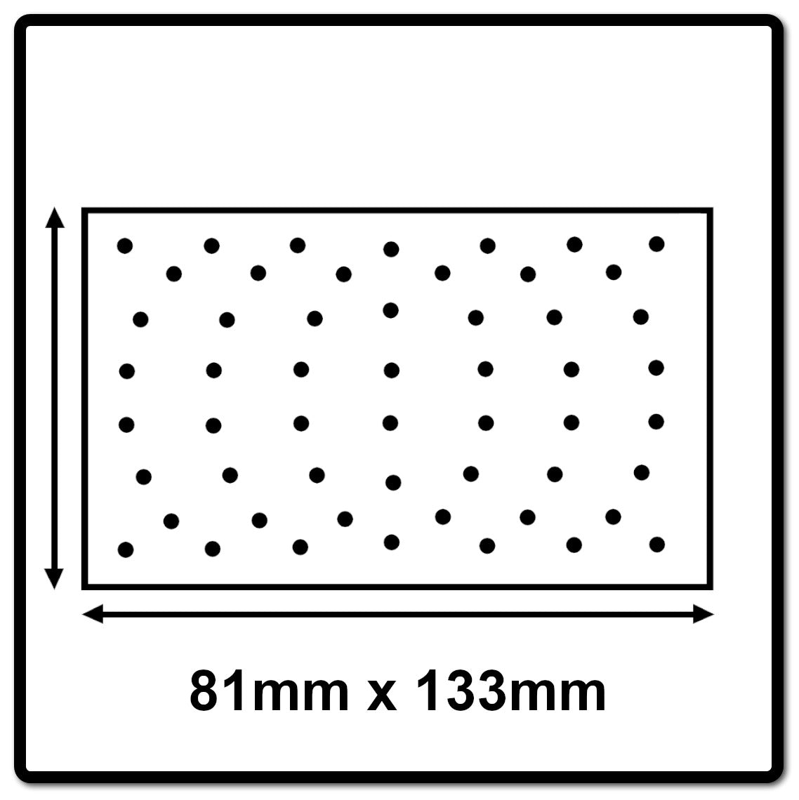 Mirka IRIDIUM Schleifstreifen Grip 81x133mm K60, 50 Stk. ( 246B105060 ) - Toolbrothers