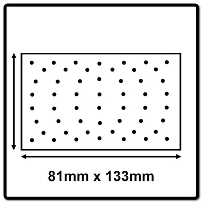 Mirka IRIDIUM Schleifstreifen Grip 81x133mm K80, 100 Stk. ( 246B109980 ) - Toolbrothers