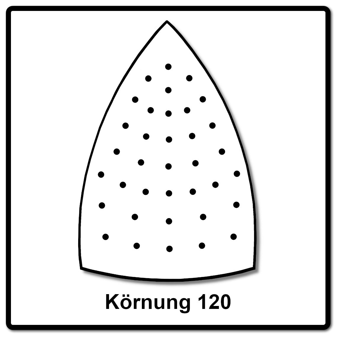 Mirka IRIDIUM Delta Schleifblätter Grip 100x152x152mm K120 50 Stk. ( 246JQ05012 ) - Toolbrothers