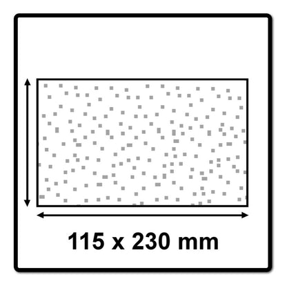 Mirka Mirlon Total Vlies Schleifstreifen 115x230mm VF P360 25 Stk. ( 8111202537 ) - Toolbrothers