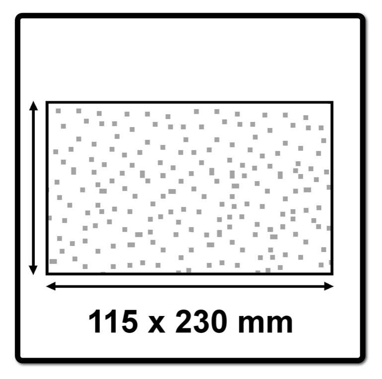 Mirka Mirlon Total Vlies Schleifstreifen 115x230mm XF P800 25 Stk. ( 8111202581 ) - Toolbrothers