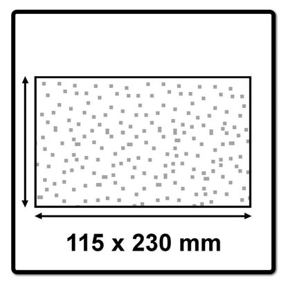 Mirka Mirlon Total Vlies Schleifstreifen 115x230mm XF P800 25 Stk. ( 8111202581 ) - Toolbrothers