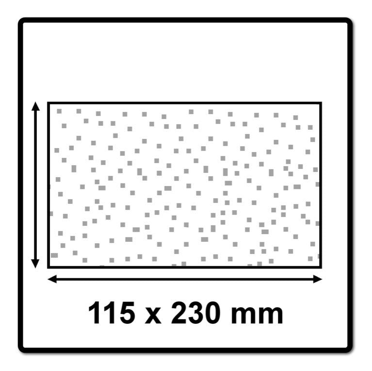 Mirka Mirlon Total Vlies Schleifstreifen 115x230mm MF P2500 25 Stk. ( 8111202596 ) - Toolbrothers