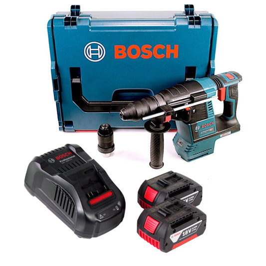 Bosch GBH 18V-26 F Akku Bohrhammer 18V 2,6J SDS plus Brushless + 2x Akku 3,0Ah + Ladegerät + L-Boxx - Toolbrothers