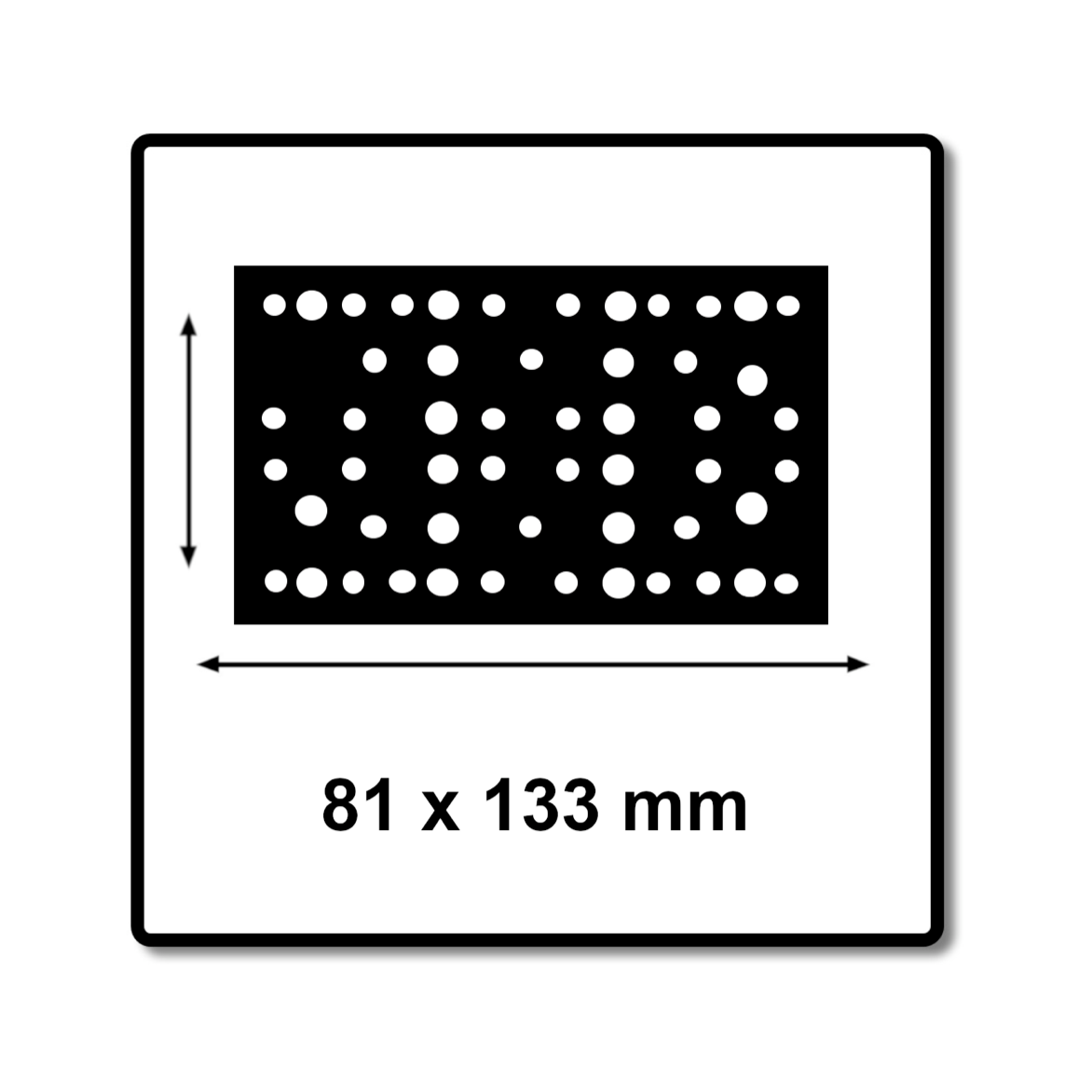 Mirka Schleifschuh Netz 81 x 133 mm Grip 46L Medium ( 8292353011 ) - Toolbrothers