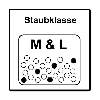 Mirka Fleece-Beutel Staubsaugerbeutel für Sauger 1230 und 1242 - 5 Stück ( 8999100211 ) - Toolbrothers