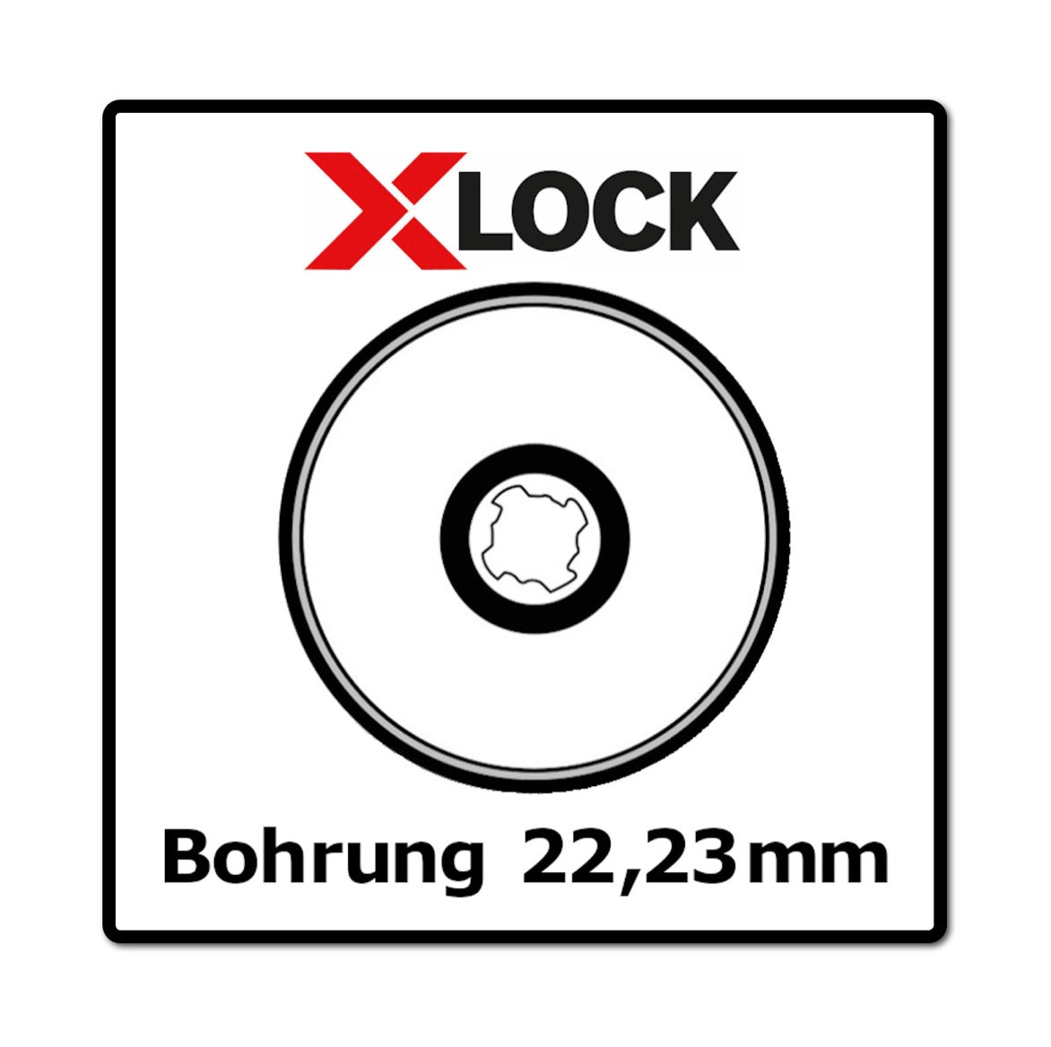 Bosch Diamanttrennscheiben X-LOCK 125 x 22,23mm Best for Universal ( 2x 2608615161 ) - Toolbrothers