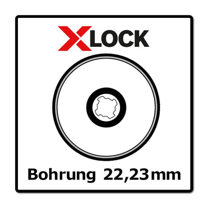 Bosch GWX 18V-10 C Akku Winkelschleifer 18V 125mm brushless X-LOCK + 2x Akku 3,0Ah + Ladegerät + 2x Diamant Trennscheiben X-LOCK 125x22,23mm + L-BOXX - Toolbrothers