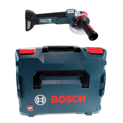 Bosch GWX 18V-10 C Akku Winkelschleifer 18V 125mm brushless X-LOCK+ 2x Akku 3,0Ah + Ladegerät + 10x Trennscheiben X-LOCK 125x22,23mm for Inox + L-BOXX - Toolbrothers