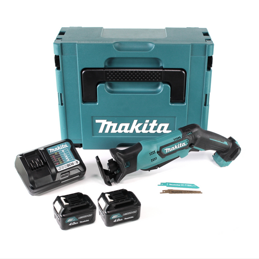 Makita JR 103 DWMJ Säbelsäge 10,8 V + 2x 4,0Ah Akku und Ladegerät im Makpac - Toolbrothers