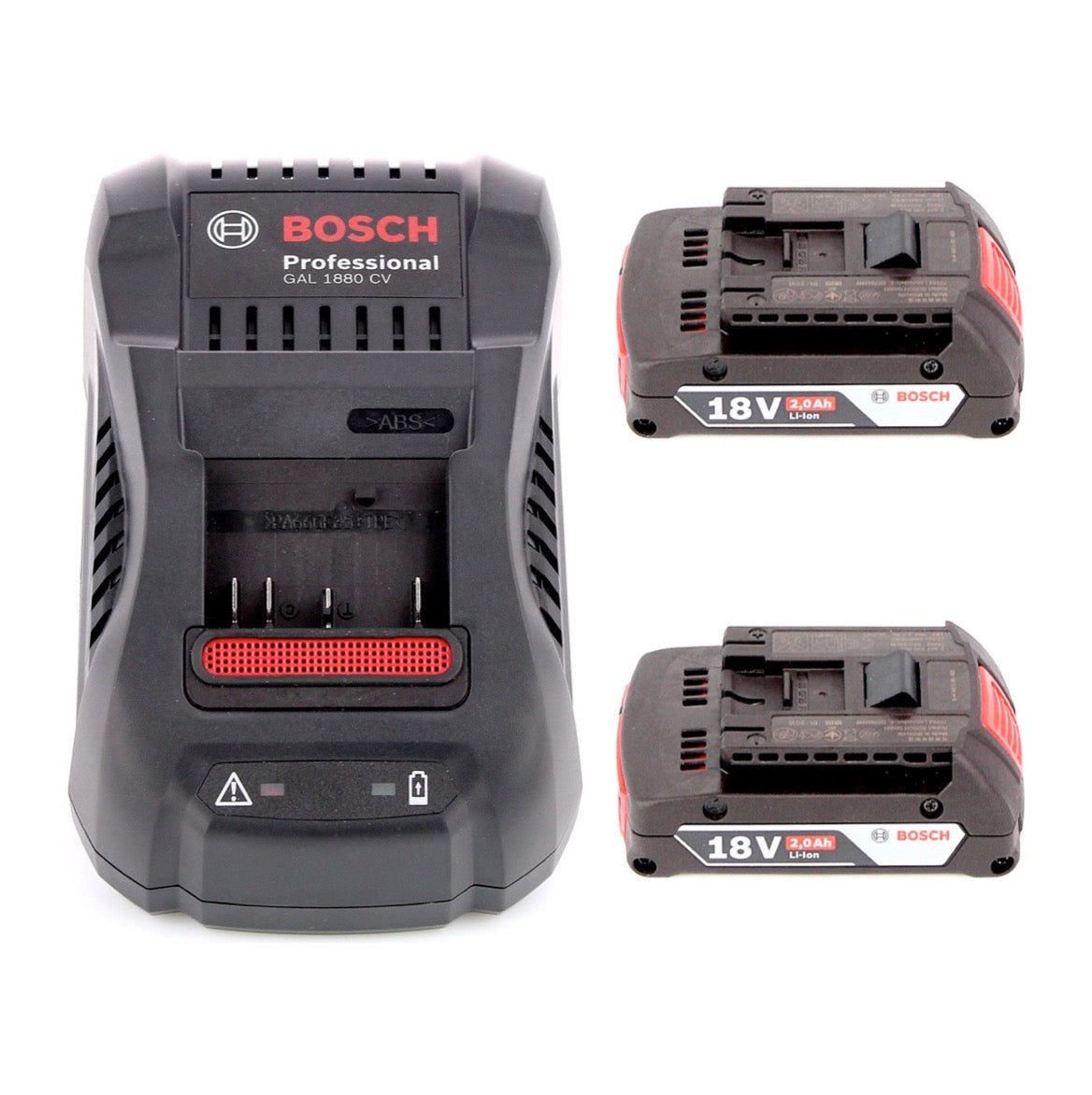 Bosch GBH 18 V-20 Akku Kombihammer 18V 1,7J SDS plus + 2x Akku 2,0Ah + Schnellladegerät + L-BOXX - Toolbrothers