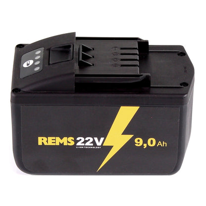 REMS Akku Set Power Pack 21,6V (22V max) mit 2x Akku 9,0Ah + Ladegerät 90W ( 571592 ) - Toolbrothers