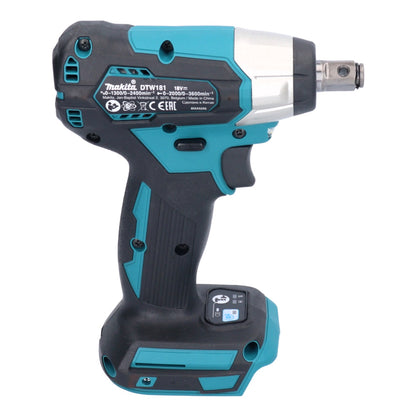 Makita DTW 181 ZJ Akku Schlagschrauber 18 V 210 Nm 1/2" Brushless + Makpac - ohne Akku, ohne Ladegerät - Toolbrothers