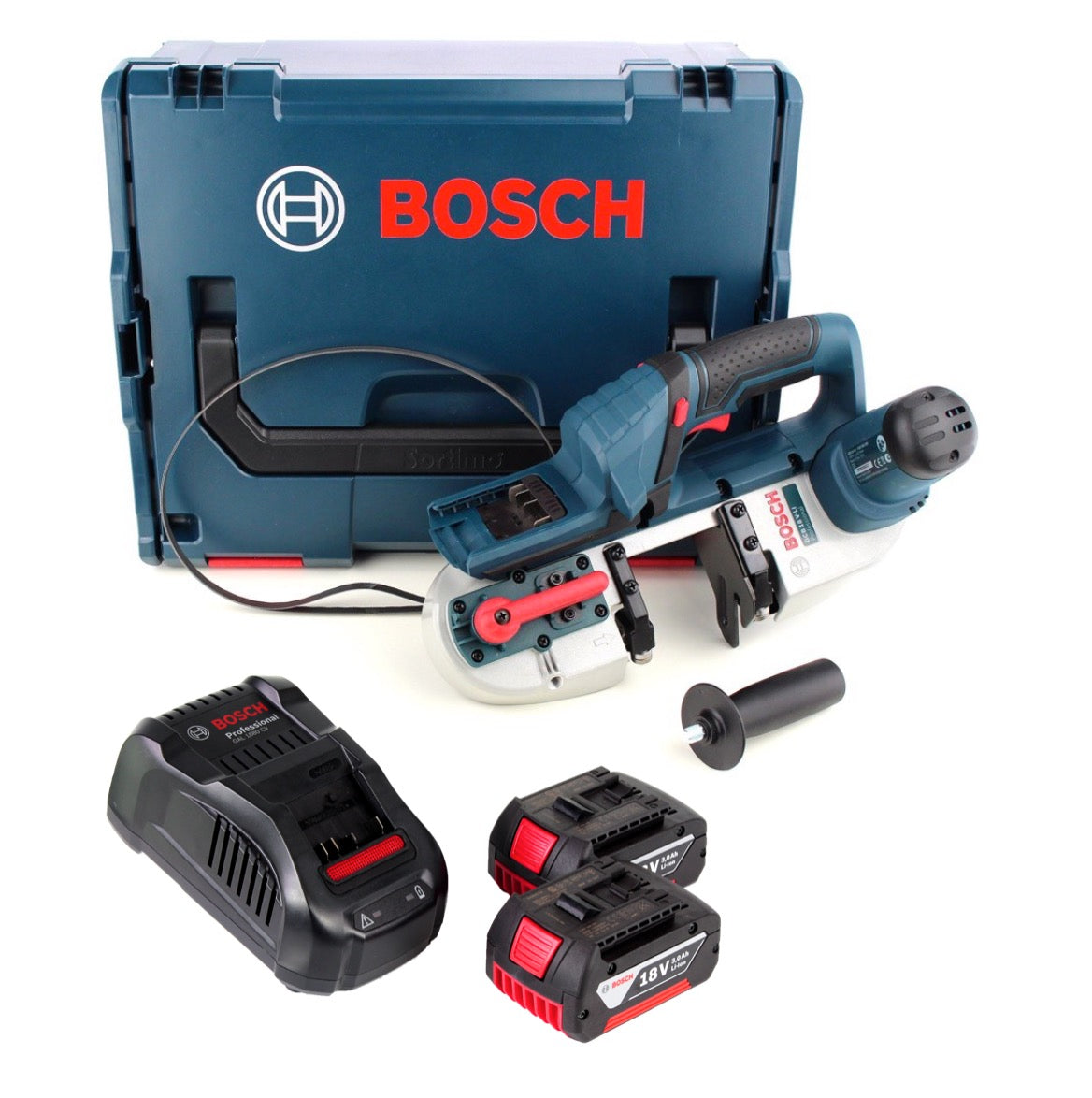 Bosch GCB 18 V-LI Akku Bandsäge 18V + 2x Akku 3,0Ah + Ladegerät + L-Boxx - Toolbrothers