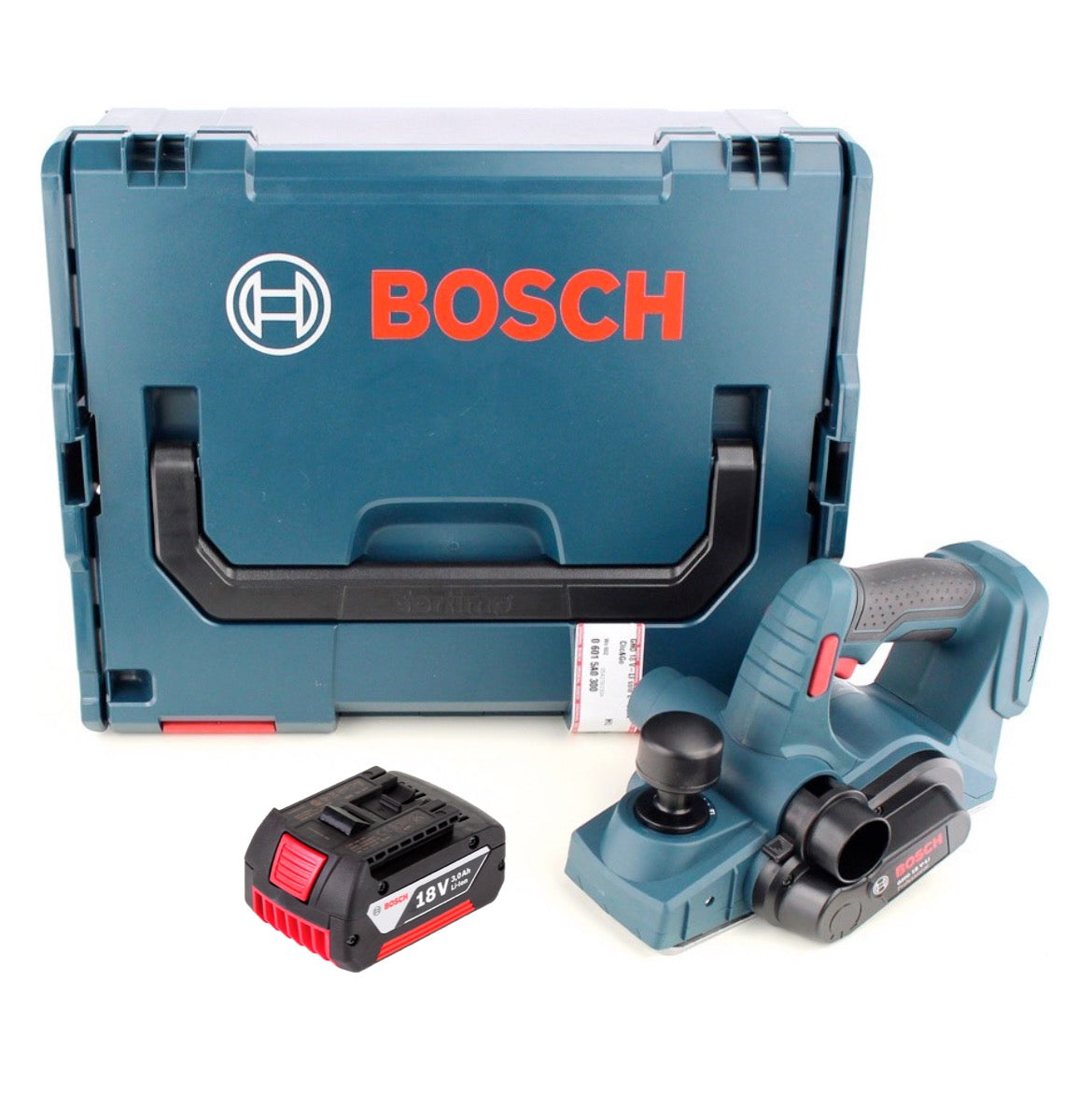 Bosch GHO 18 V-LI Akku Hobel 18V + 1x Akku 3,0Ah + L-Boxx - ohne Ladegerät - Toolbrothers