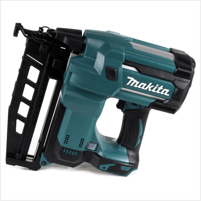 Makita DBN 600 RFJ Akku Stauchkopfnagler 18 V + 2x Akku 3,0Ah + Ladegerät + Makpac - Toolbrothers